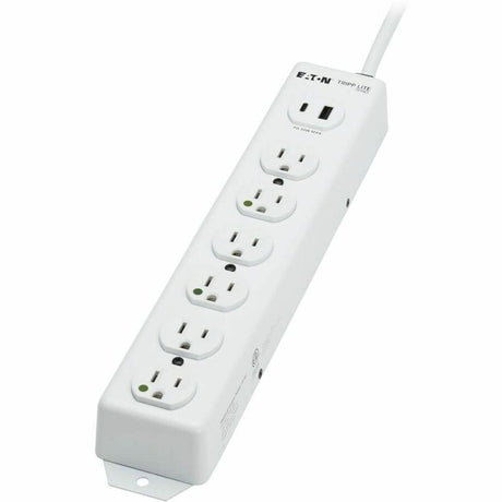 Eaton Tripp Lite Series Safe-IT UL 1363 Medical-Grade Power Strip, 6 Hospital-Grade Outlets, USB Charging, Safety Covers, Antimicrobial, 2 ft. Cord