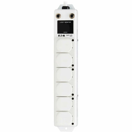 Eaton Tripp Lite Series Safe-IT UL 1363A Medical-Grade Power Strip for Patient Care Vicinities, 6 Hospital-Grade Outlets, Load Monitor, Safety Covers, Antimicrobial, 7 ft. (2.1 m) Cord