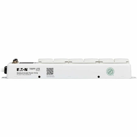 Eaton Tripp Lite Series Safe-IT UL 1363A Medical-Grade Power Strip for Patient Care Vicinities, 6 Hospital-Grade Outlets, Load Monitor, Safety Covers, Antimicrobial, 7 ft. (2.1 m) Cord