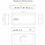 StarTech.com USB4 Docking Station, USB-C 40Gbps, up to Dual 4K 60Hz HDMI, Multi-Monitor Dock, 6-Port USB Hub, 2.5GbE, 100W Power Delivery