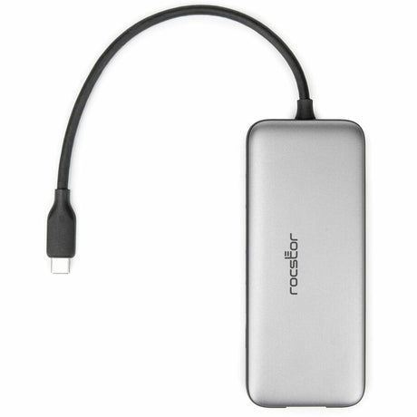 Rocstor Premium USB-C 8-in-1 Dual HDMI Display Portable Dock Multiport Adapter