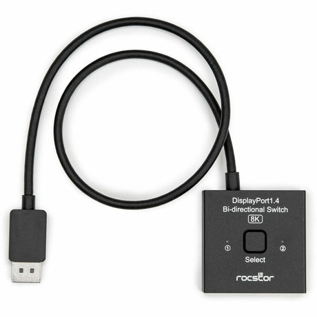 Rocstor Premium DisplayPort1.4 Bi-directional Switcher for 8K
