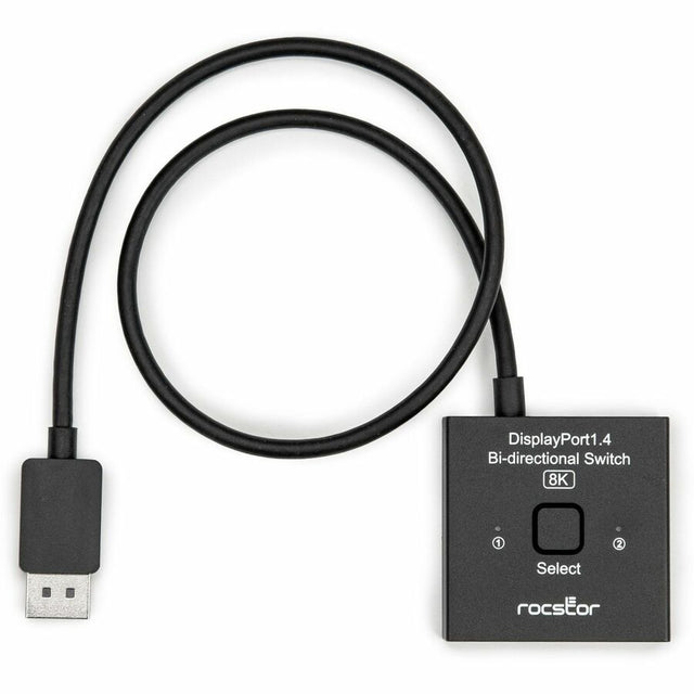 Rocstor Premium DisplayPort1.4 Bi-directional Switcher for 8K