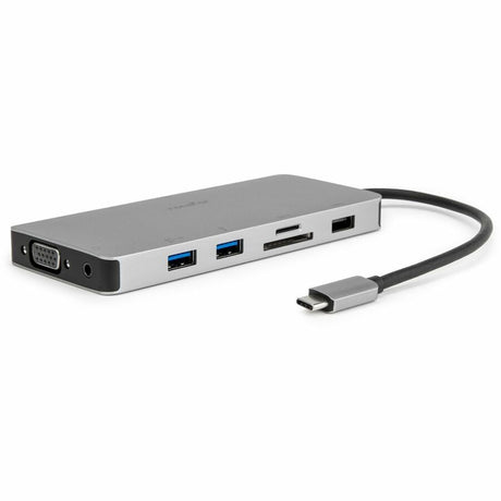 USB-C Portable Dock Multiport Adapter 100W PD 2x HDMI 1x VGA 4x USB-A SD/TF Gigabit RJ45 3.5mm Audio Port