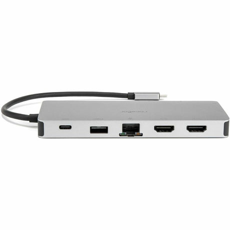 USB-C Portable Dock Multiport Adapter 100W PD 2x HDMI 1x VGA 4x USB-A SD/TF Gigabit RJ45 3.5mm Audio Port
