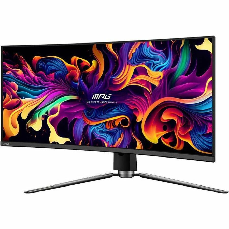 MSI 341CQPX QD-OLED 34" Class UW-QHD Curved Screen Gaming OLED Monitor - 21:9 - Black