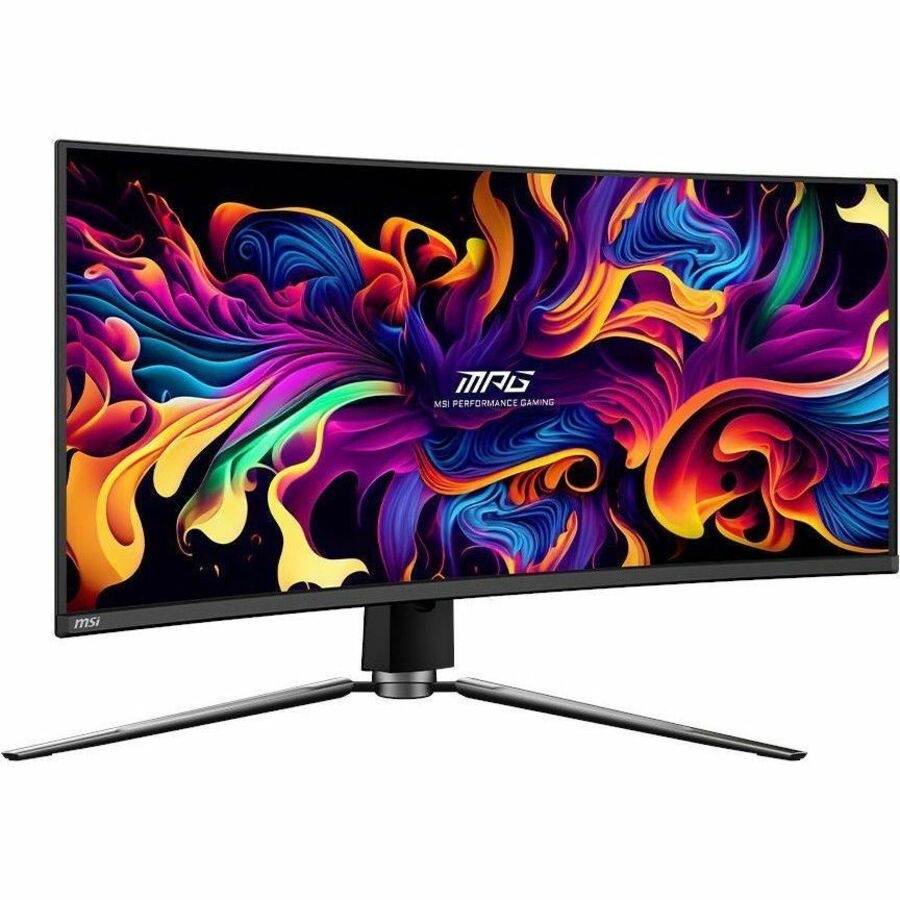 MSI 341CQPX QD-OLED 34" Class UW-QHD Curved Screen Gaming OLED Monitor - 21:9 - Black
