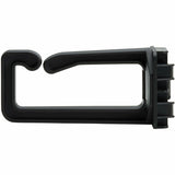 Eaton Tripp Lite Series Cable Management D-Rings for DIN Rails - Multi-Angle, 1U, Black, 2 Pack