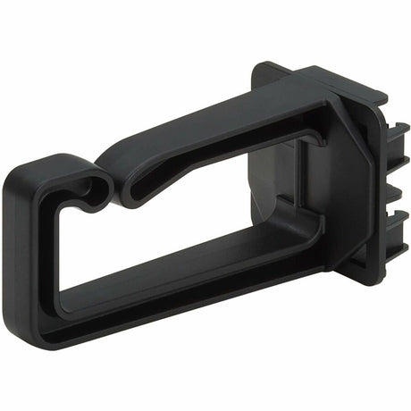 Eaton Tripp Lite Series Cable Management D-Rings for DIN Rails - Multi-Angle, 1U, Black, 2 Pack