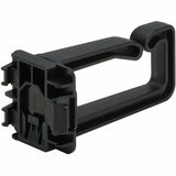 Eaton Tripp Lite Series Cable Management D-Rings for DIN Rails - Multi-Angle, 1U, Black, 2 Pack