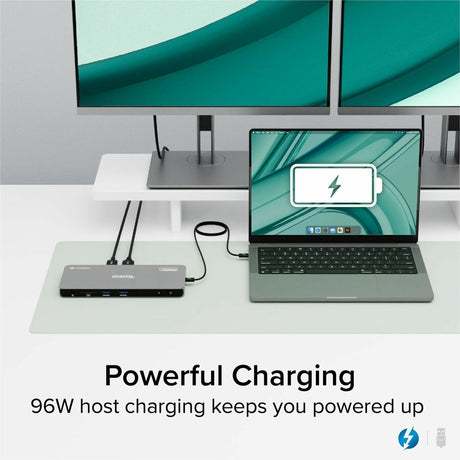 Plugable Thunderbolt 4 Dock for Quad Monitors 100W, Thunderbolt Docking Station
