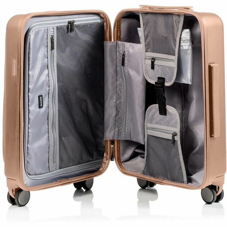 CHAMPS Tech Collection - 2-piece Hardside Luggage set - Rose Gold