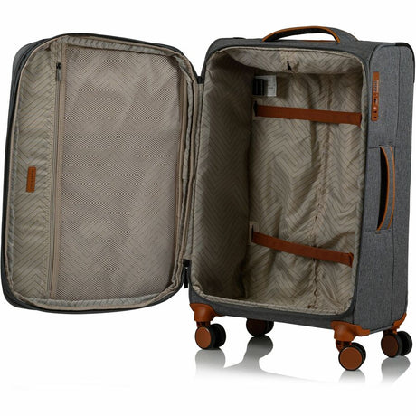 CHAMPS Classic II Collection - 3-piece Softside Luggage set - Grey