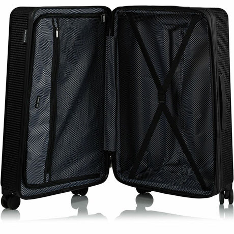 CHAMPS Iconic Collection - 3-piece Hardside Luggage set - Black
