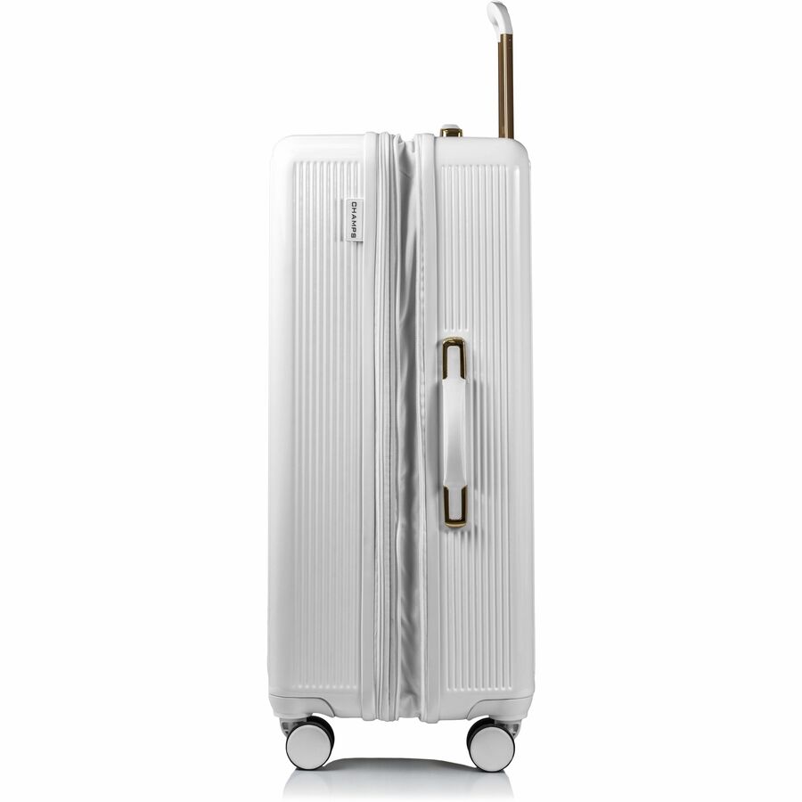CHAMPS Luxe Collection - 3-piece Hardside Luggage set - White