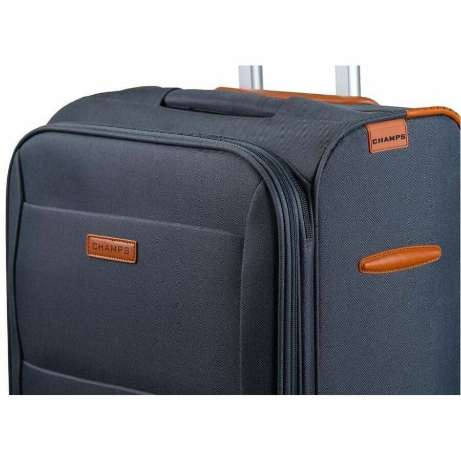 CHAMPS Classic Collection - 3-piece Softside Luggage set - Grey