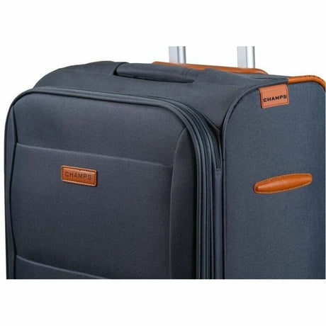 CHAMPS Classic Collection - 3-piece Softside Luggage set - Grey