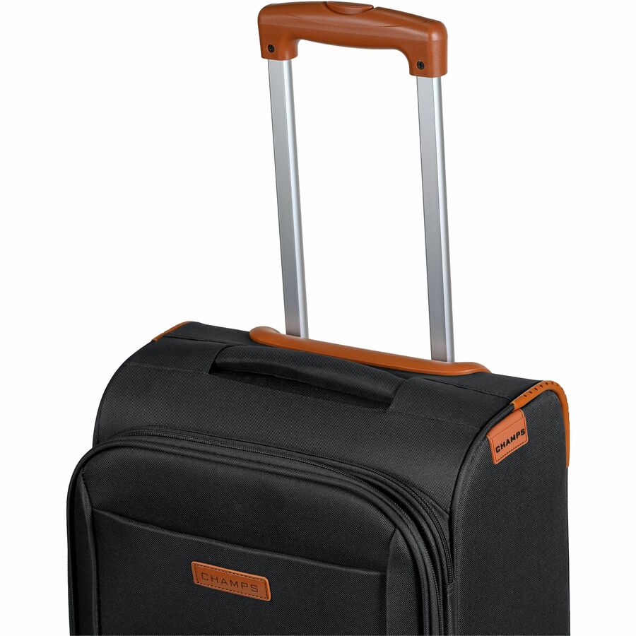 CHAMPS Classic Collection - 3-piece Softside Luggage set - Black