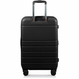 CHAMPS Linen Collection - 3-piece Hardside Luggage set - Black