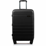 CHAMPS Linen Collection - 3-piece Hardside Luggage set - Black