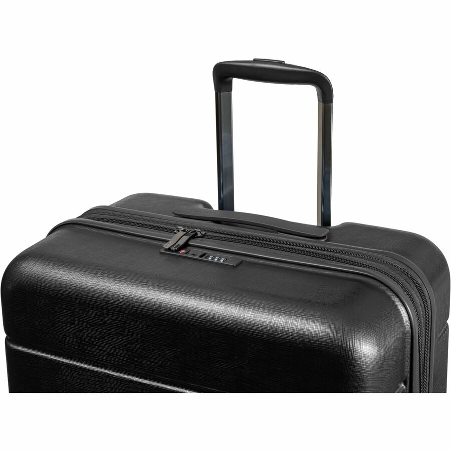 CHAMPS Linen Collection - 3-piece Hardside Luggage set - Black