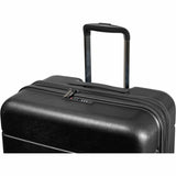 CHAMPS Linen Collection - 3-piece Hardside Luggage set - Black