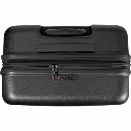 CHAMPS Linen Collection - 3-piece Hardside Luggage set - Black