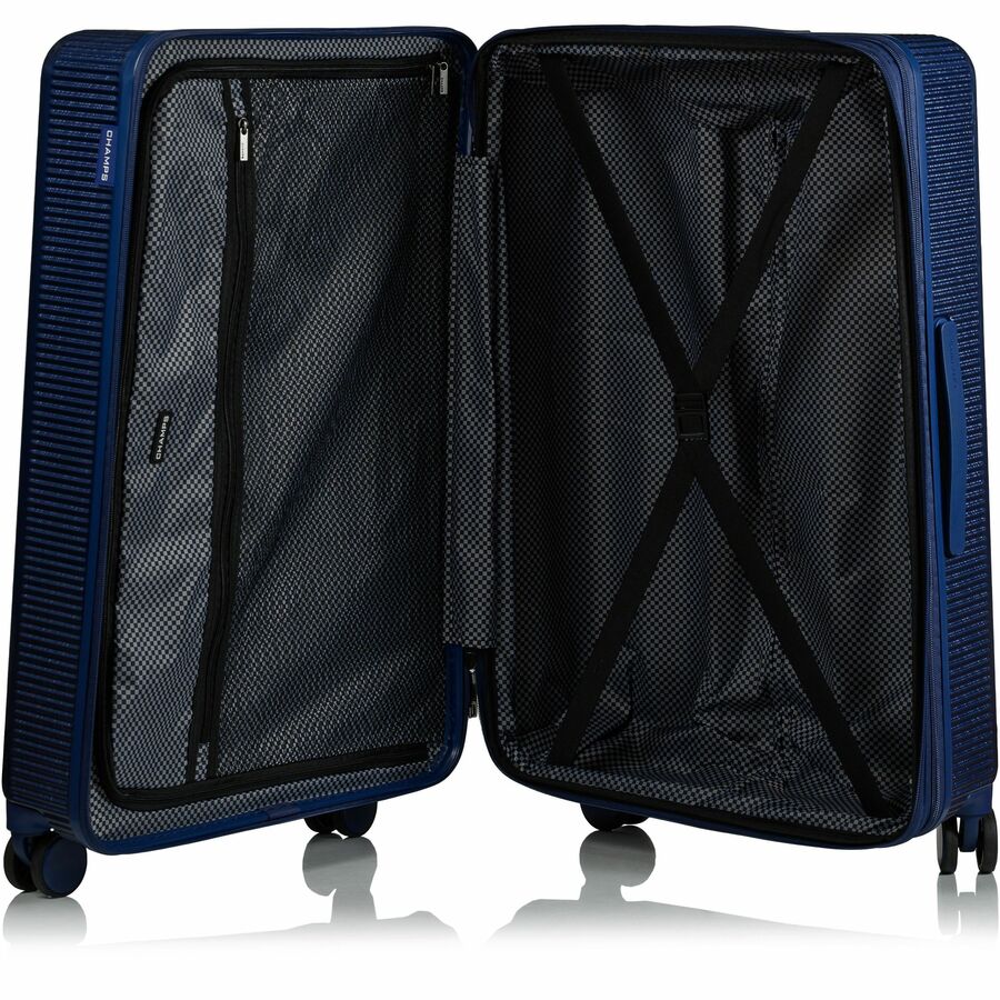 CHAMPS Iconic Collection - 3-piece Hardside Luggage set - Navy