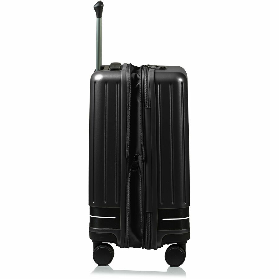 CHAMPS Fresh II Collection - 3-piece Hardside Luggage set - Black