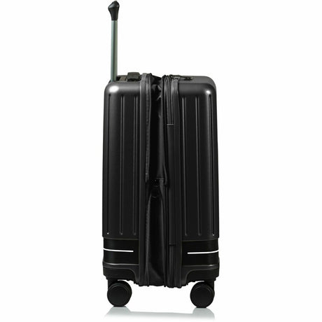 CHAMPS Fresh II Collection - 3-piece Hardside Luggage set - Black