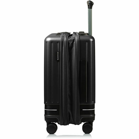 CHAMPS Fresh II Collection - 3-piece Hardside Luggage set - Black