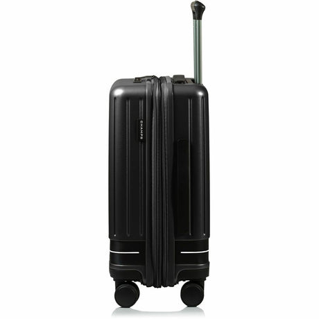 CHAMPS Fresh II Collection - 3-piece Hardside Luggage set - Black