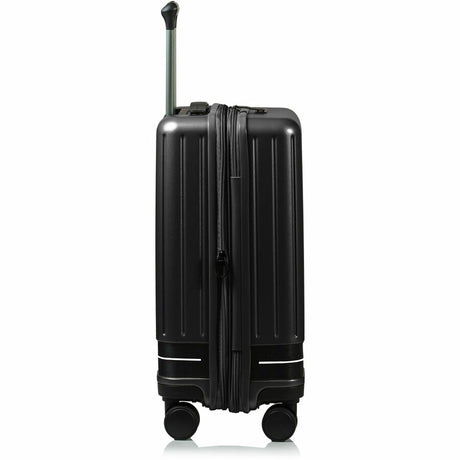 CHAMPS Fresh II Collection - 3-piece Hardside Luggage set - Black