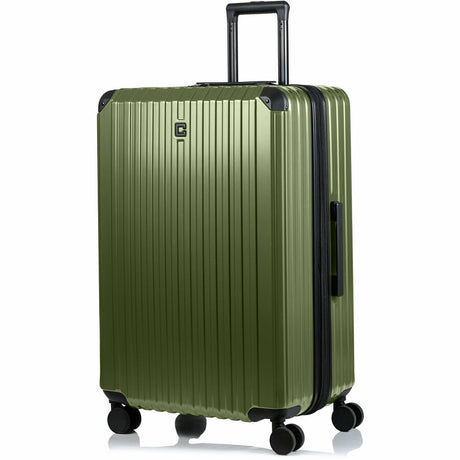 CHAMPS Element Collection - 3-piece Hardside Luggage set - Green