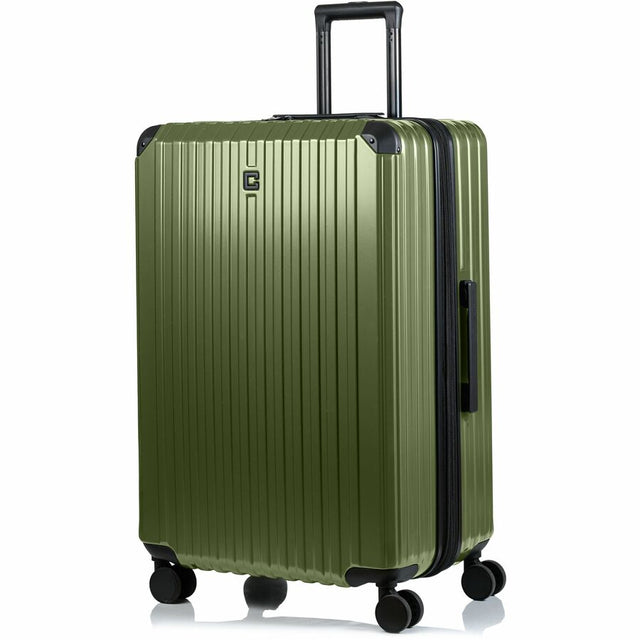 CHAMPS Element Collection - 3-piece Hardside Luggage set - Green