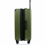 CHAMPS Element Collection - 3-piece Hardside Luggage set - Green