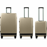 CHAMPS Fresh II Collection - 3-piece Hardside Luggage set - Sand