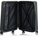 CHAMPS Iconic Collection - 3-piece Hardside Luggage set - Silver