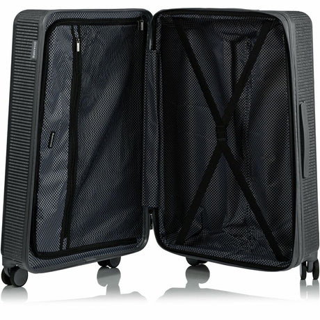 CHAMPS Iconic Collection - 3-piece Hardside Luggage set - Silver