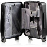 CHAMPS Tech Collection - 2-piece Hardside Luggage set - Black