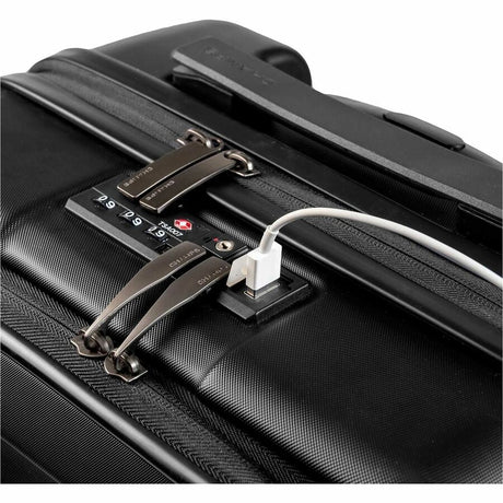 CHAMPS Tech Collection - 2-piece Hardside Luggage set - Black