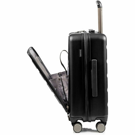 CHAMPS Tech Collection - 2-piece Hardside Luggage set - Black