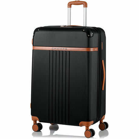 CHAMPS Vintage Collection - 2-piece Hardside Luggage set - Black