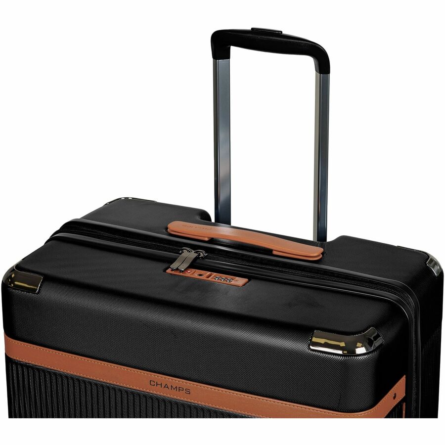 CHAMPS Vintage Air Collection - 3-piece Hardside Luggage set - Black