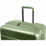 CHAMPS Linen Collection - 3-piece Hardside Luggage set - Green