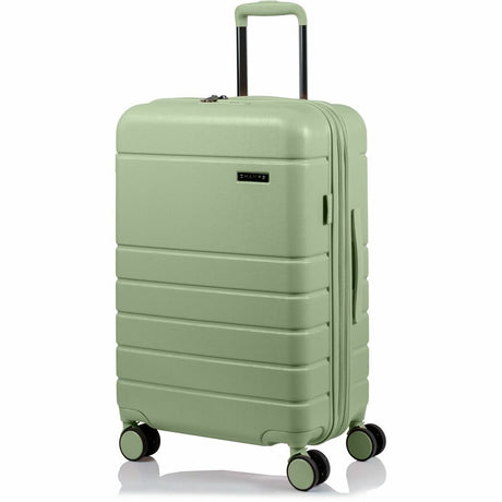 CHAMPS Linen Collection - 3-piece Hardside Luggage set - Green