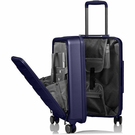CHAMPS Tech Collection - 2-piece Hardside Luggage set - Navy