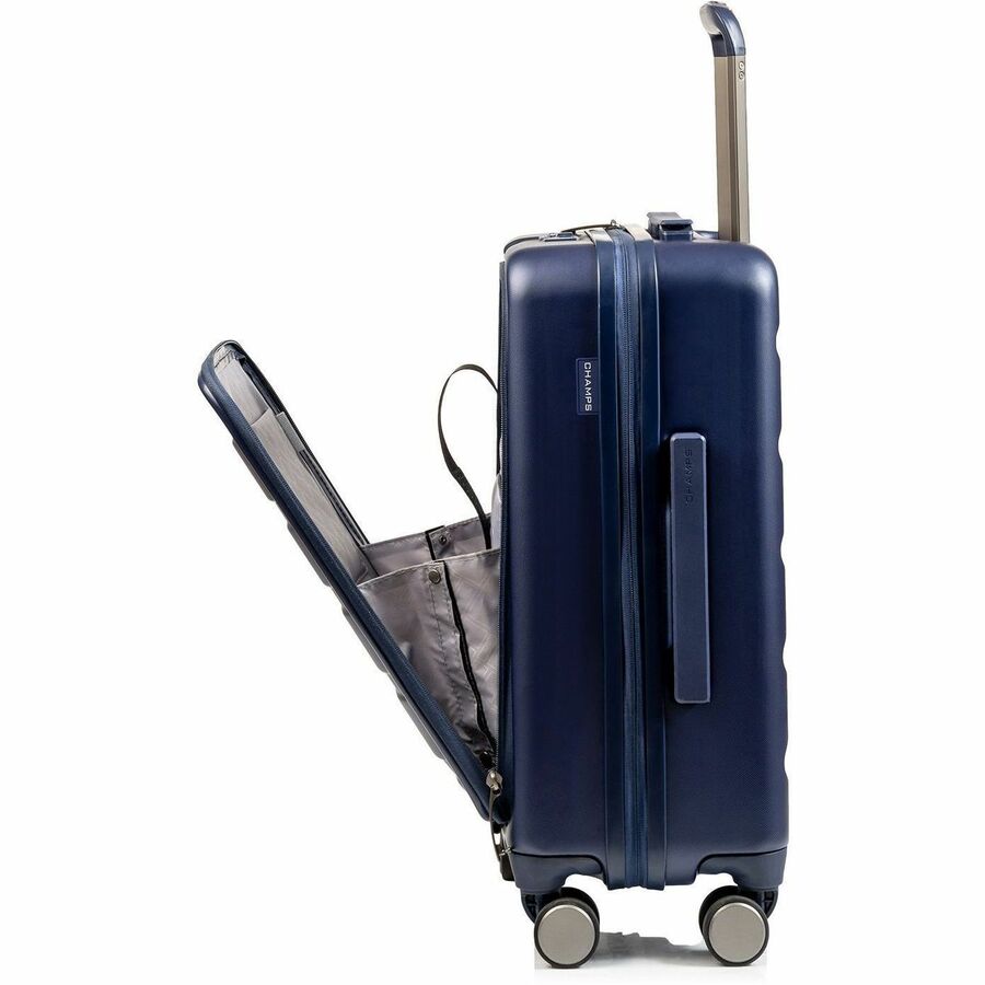 CHAMPS Tech Collection - 2-piece Hardside Luggage set - Navy