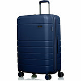 CHAMPS Linen Collection - 3-piece Hardside Luggage set - Navy