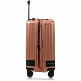 CHAMPS Fresh II Collection - 3-piece Hardside Luggage set - Pink